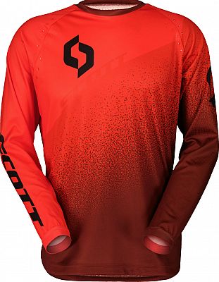 Scott 350 Dirt 1018 S23, Trikot Jugend - Rot/Schwarz - L von Scott