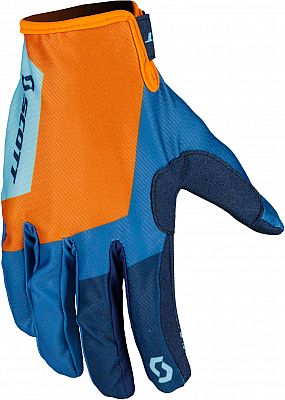 Scott 350 Race Evo 1454 S23, Handschuhe - Dunkelblau/Blau/Orange - L von Scott