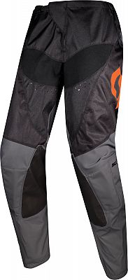 Scott 350 Track Evo, Textilhose - Schwarz/Grau/Neon-Rot - 34 von Scott