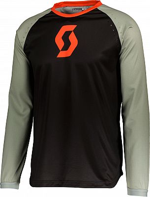 Scott 350 Track Evo, Trikot - Schwarz/Grau/Neon-Rot - S von Scott