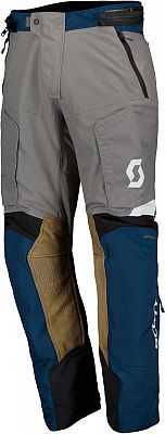 Scott Dualraid Dryo, Textilhose wasserdicht - Dunkelblau/Grau/Braun - Bauch XXL von Scott