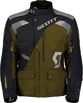 Scott Dualraid Dryo, Textiljacke wasserdicht - Braun/Schwarz - Bauch 4XL von Scott