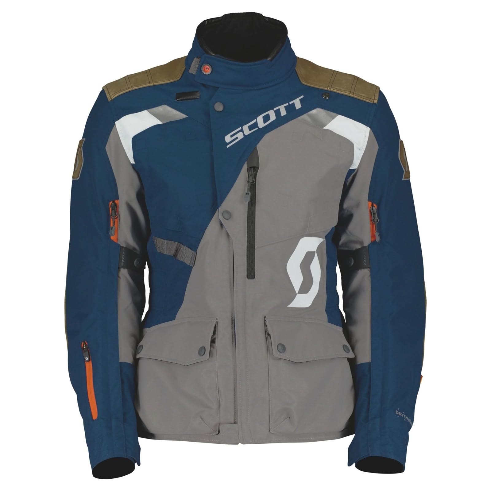 Scott Dualraid Dryo Damen Motorrad Jacke blau/grau 2025: Größe: L (40/42) von Scott