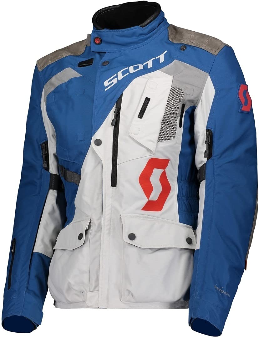Scott Dualraid Dryo Damen Motorrad Jacke grau/blau 2022: Größe: XXL (44/46) von Scott