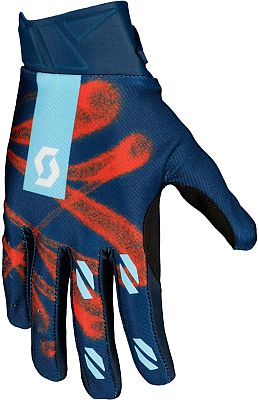 Scott Evo Dirt S25, Handschuhe - Blau/Rot/Hellblau - L von Scott