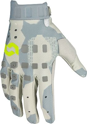 Scott Podium Pro Camo S24, Handschuhe - Hellgrau/Neon-Gelb - M von Scott