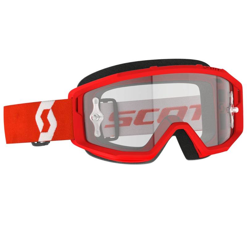 Scott Primal Clear MX Goggle Cross/MTB Brille rot/klar Works von Scott