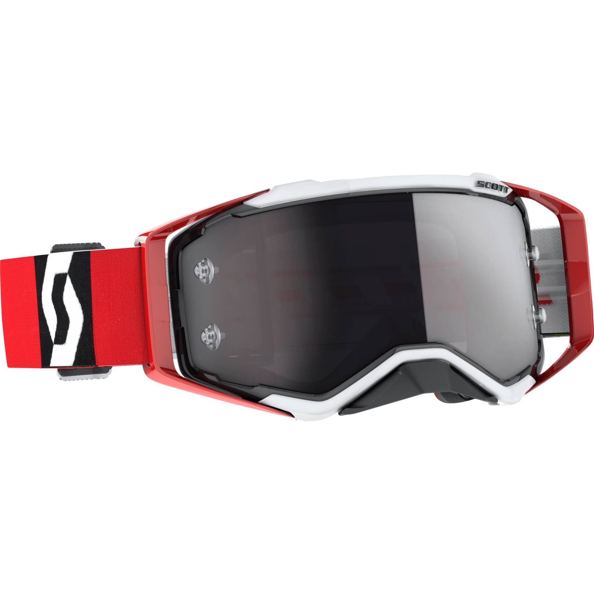 Scott Prospect Crossbrille rot/schwarz/silber verchromt Scott Prospect Crossbrille rot/schwarz/silber verchromt von Scott