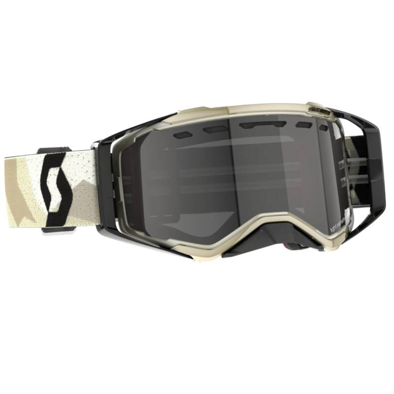 Scott Prospect Enduro LS MX Goggle Cross/MTB Brille beige/schwarz/Light Sensitive grau von Scott
