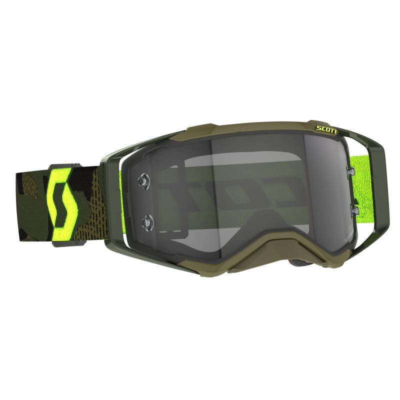 Scott Prospect LS MX Goggle Cross/MTB Brille grün/gelb/Light Sensitive grau Works von Scott