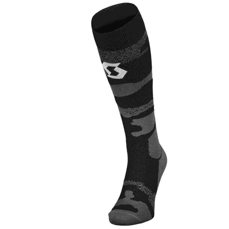 Scott Socks Mid Long Camo MX Motocross Socken schwarz/grau 2025: Größe: (M) 39-41 von Scott