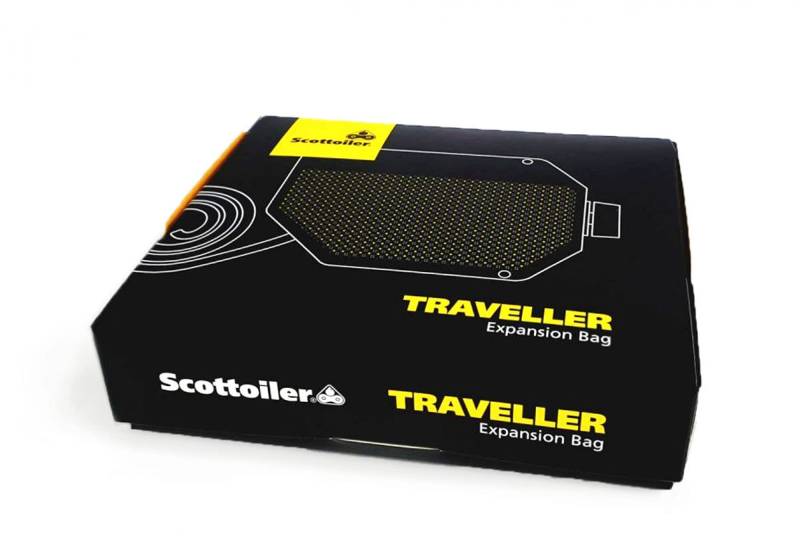 Scottoiler SO-4150 Traveller Erweiterungstasche - Motorrad-Kettenöler zur Erweiterung des Reservoirs von Scottoiler