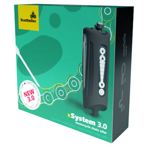 Scottoiler xSytem 3.0 inkl. 250 ml Bio-Kettenöl von Scottoiler