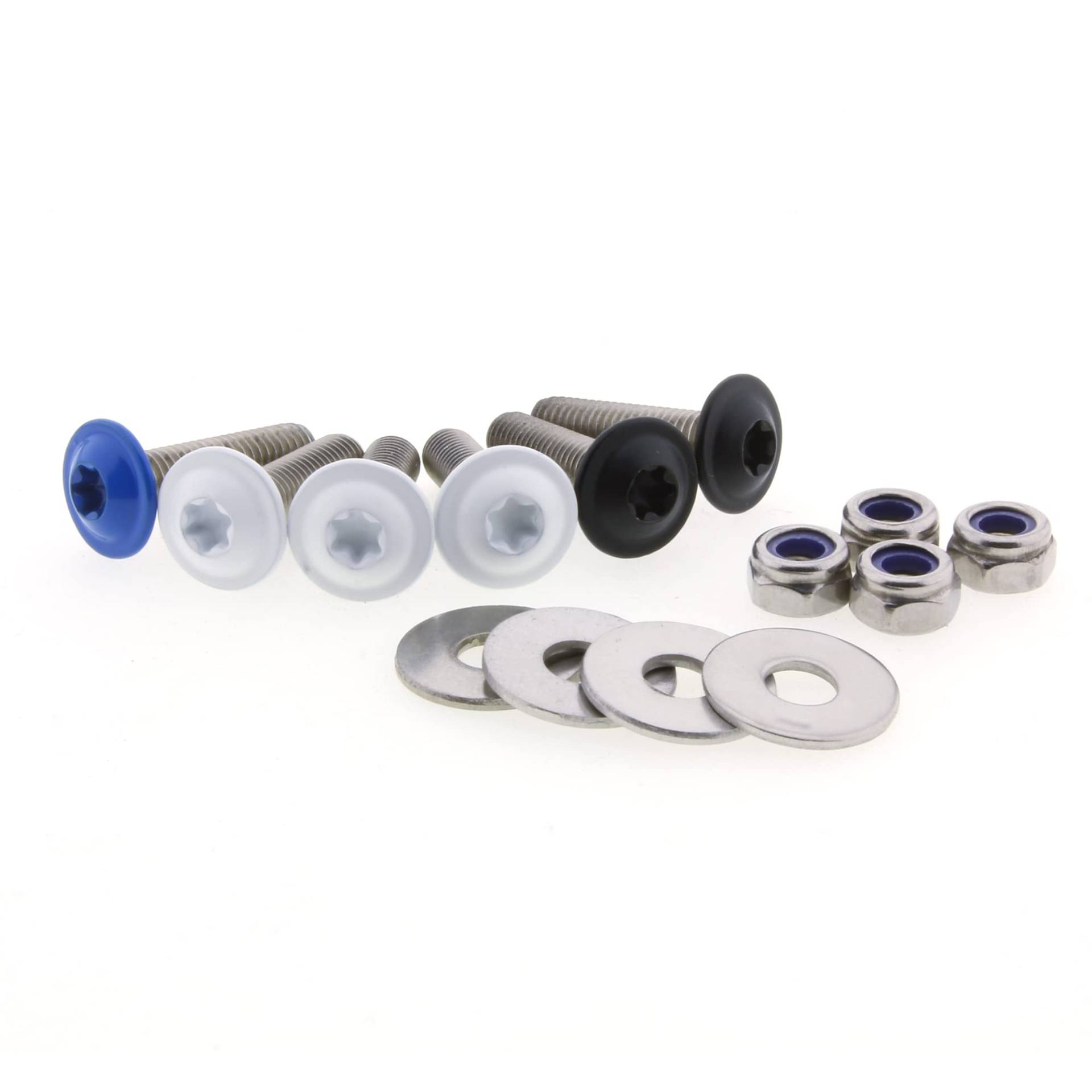 6X Kennzeichen Schrauben Set Edelstahl LANG | M5x20 mit Flansch | für Kennzeichenhalter Stärke von 12-15mm | Motorrad, Moped, Roller Nummernschild Halter 6X Kennzeichen Schrauben Set Edelstahl LANG | M5x20 mit Flansch | für Kennzeichenhalter Stärke von 12-15mm | Motorrad, Moped, Roller Nummernschild Halter von Screws4Bikes