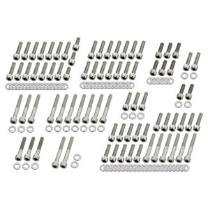 Schraubensatz HD V-Rod 02-16 Edelstahl blank Screws 4 Bikes von Screws 4 Bikes