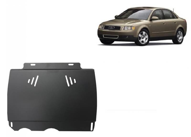 Stahl Unterfahrschutz für Getriebe kompatibel mit für Audi A4 B6 mit Schaltgetriebe (2000-2005) Scut Protection von Scut Protection