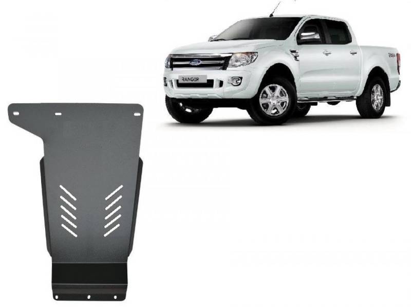 Stahl Unterfahrschutz für Getriebe kompatibel mit für Ford Ranger (2011-2020) Scut Protection von Scut Protection