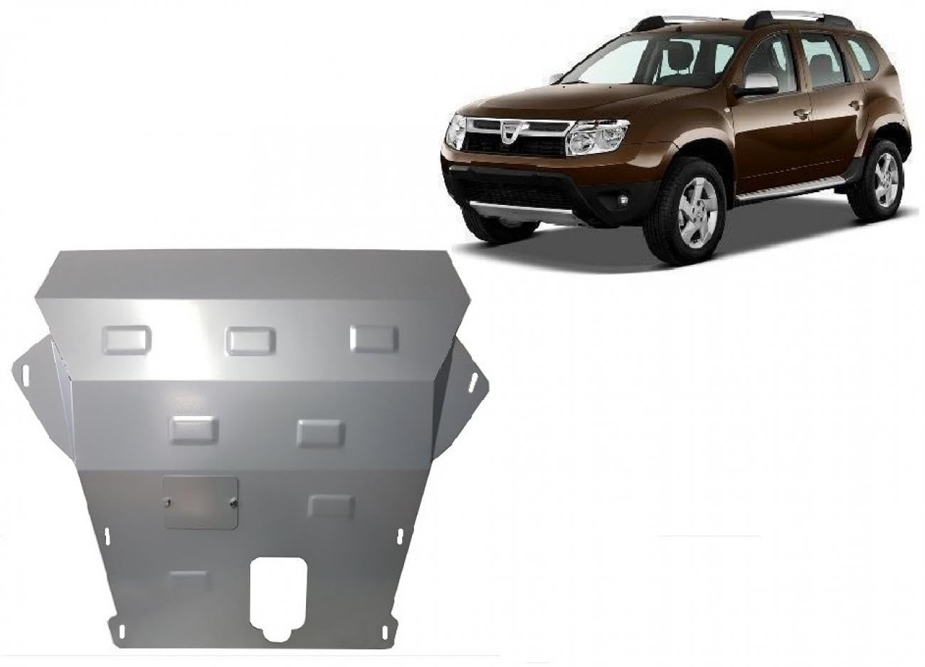 Stahl Unterfahrschutz für motor kompatibel mit Dacia Duster - 2,5 mm (2010-2017) Scut Protection von Scut Protection