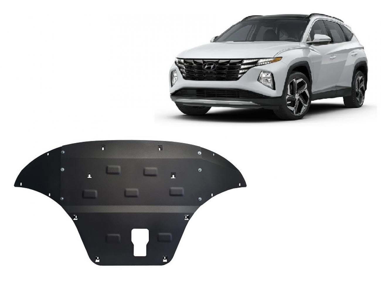 Stahl Unterfahrschutz für motor kompatibel mit Hyundai Tucson (2021-2025) Scut Protection von Scut Protection