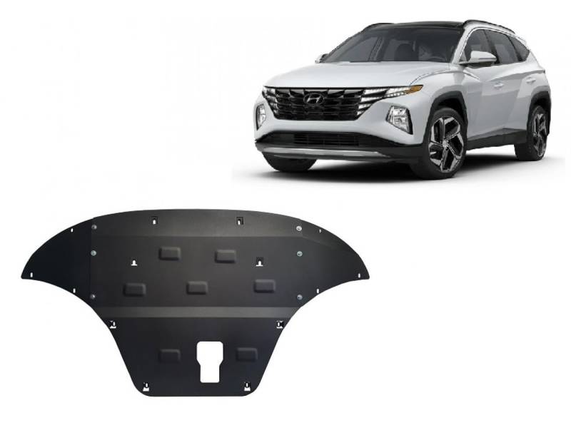Stahl Unterfahrschutz für motor kompatibel mit Hyundai Tucson (2021-2025) Scut Protection von Scut Protection