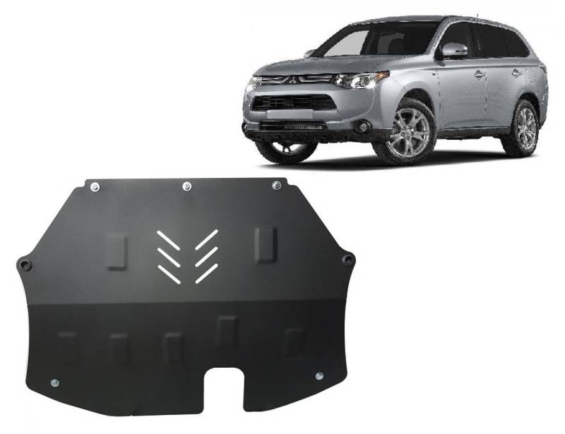 Stahl Unterfahrschutz für motor kompatibel mit Mitsubishi Outlander (2012-2021) Scut Protection von Scut Protection
