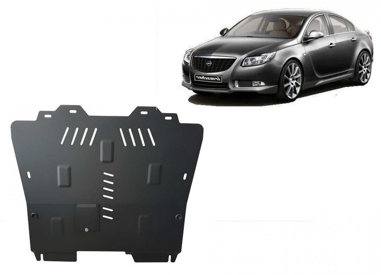 Stahl Unterfahrschutz für motor kompatibel mit Opel Insignia (2009-2017) Scut Protection von Scut Protection