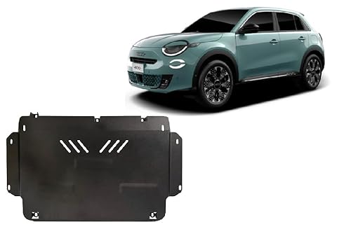 Stahl Unterfahrschutz für Motor kompatibel mit FIAT 600 (2023 -) Scut Protection von Scut Protection