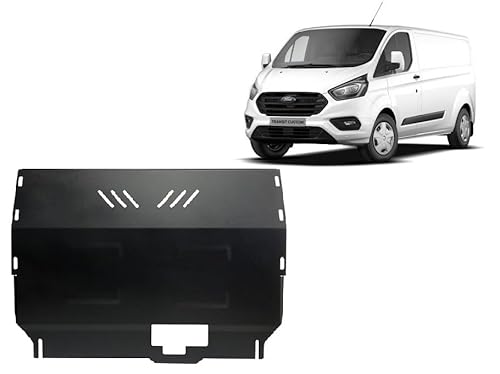 Stahl Unterfahrschutz kompatibel mit Ford Transit Custom - FWD - (2020-2023) von Scut Protection