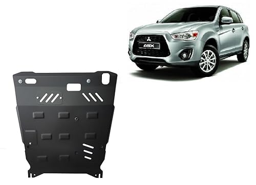 Stahl Unterfahrschutz kompatibel mit Mitsubishi ASX - (2010-2023) Scut Protection von Scut Protection