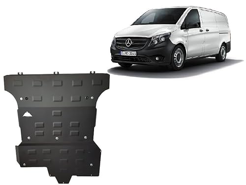 Stahl Unterfahrschutz für Motor kompatibel mit Mercedes Vito W447, 2.2 D, 4x4 - (2014-2020) von Scut Protection