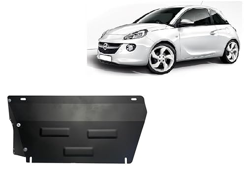 Stahl Unterfahrschutz für Motor kompatibel mit Opel Adam - (2012-2019) Scut Protection von Scut Protection