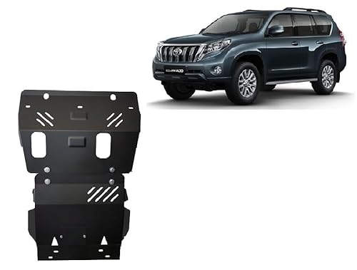 Stahl Unterfahrschutz für Motor kompatibel mit Toyota Land Cruiser 150 - (2009-2023) Scut Protection von Scut Protection