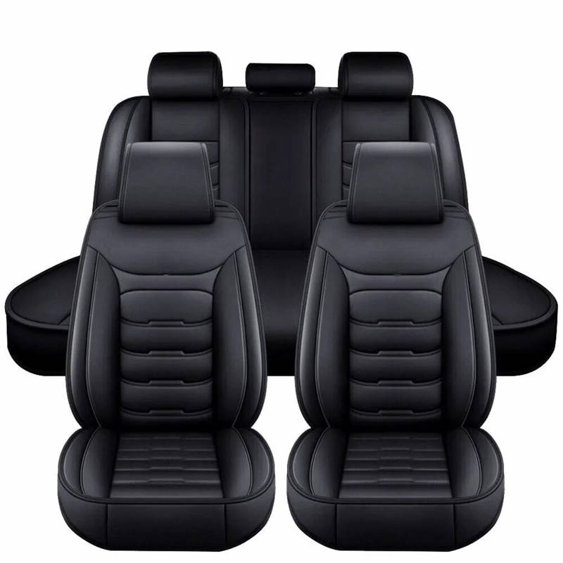 Full Set Auto Sitzbezüge für Audi A5 Sportback 3.0 TDI Quattro,Wasserdichtes VerschleißFest Leder Auto Sitzschutz,5 Stück Autositzbezüge von SePkus