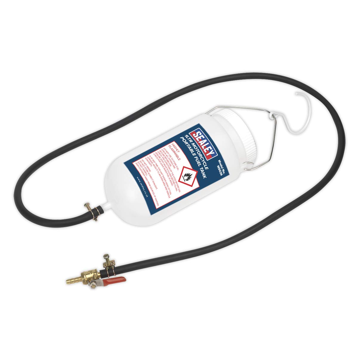 Sealey Ms029 Tragbarer Motorrad-Kraftstofftank, 1 l Sealey Ms029 Tragbarer Motorrad-Kraftstofftank, 1 l von Sealey
