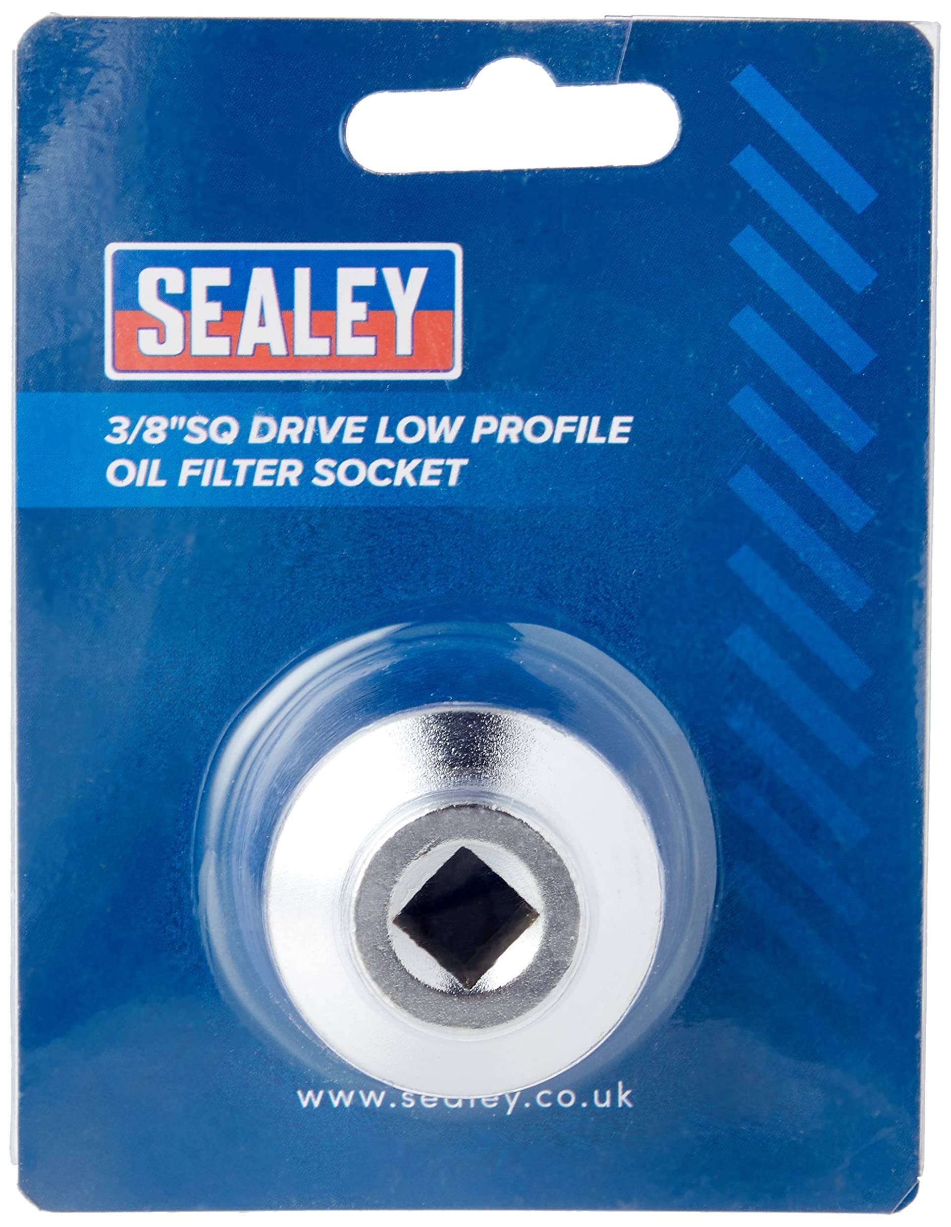 Sealey SX112 Low Profile, Ölfilter-Stecknuss, 3/8 Antrieb, 27 mm von Sealey