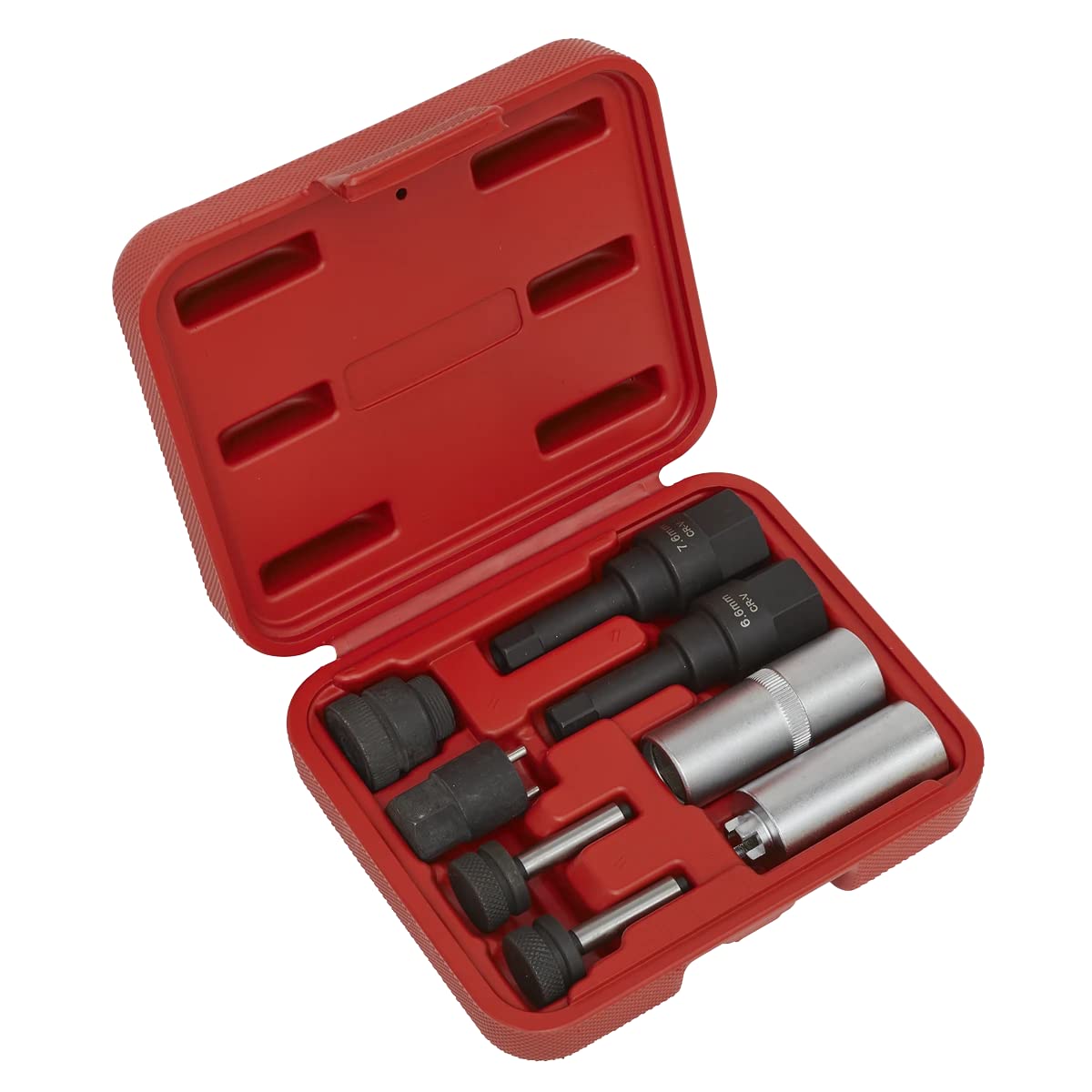 Sealey VS2068 Diesel-Injektor-Reparatur-Steckschlüssel-Set, 8-teilig von Sealey