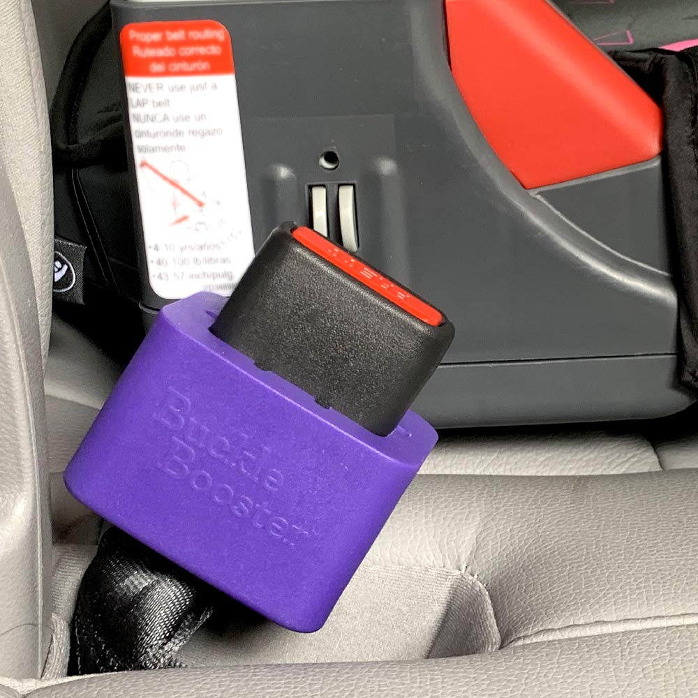 Sicherheitsgurtschnalle Booster (BPA-frei) – hebt Ihren Sicherheitsgurt für einfachen Zugang – stoppt das Angeln nach vergrabenen Sicherheitsgurten – Macht den Behälterständer aufrecht knicken (1) von Seat Belt Extender Pros