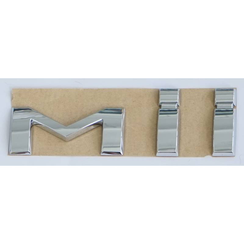 Seat 1SL853687739 Schriftzug MII Aufkleber Logo Emblem Modellschriftzug, Silber von Seat