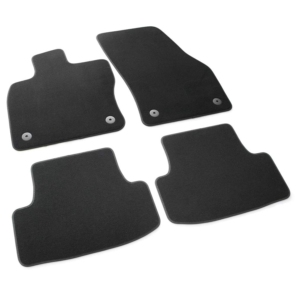 Seat 575863011LOE Premium Textil Fußmatten 4X Stoffmatten Velours Matten, schwarz Seat 575863011LOE Premium Textil Fußmatten 4X Stoffmatten Velours Matten, schwarz von Seat