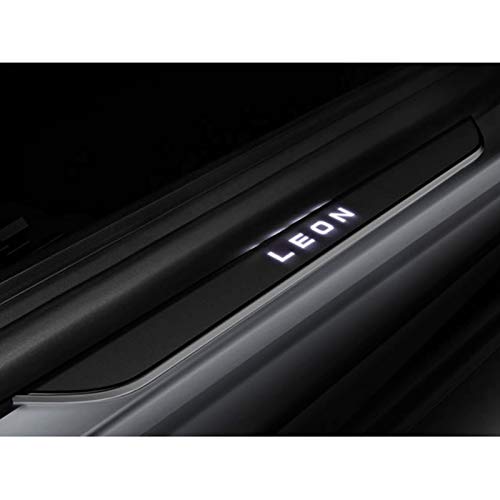 Seat 5F0071691 Beleuchtete Einstiegsleisten vorn Tuning Design Zierleisten, mit Leon Logo, nur für 5-Türer Seat 5F0071691 Beleuchtete Einstiegsleisten vorn Tuning Design Zierleisten, mit Leon Logo, nur für 5-Türer von Seat