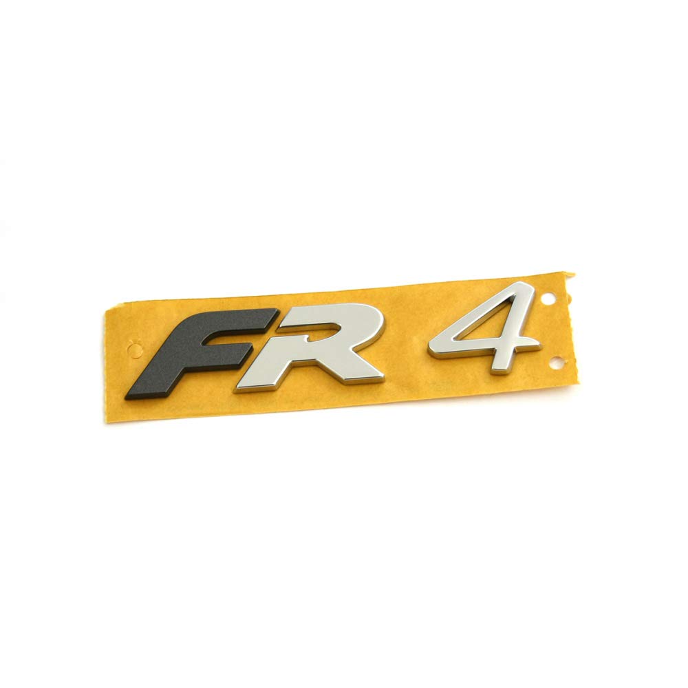 Seat 5FE853670AUTZ Schriftzug FR4 Logo Formula Racing Aufkleber Tuning Emblem grau-metallic matt von Seat