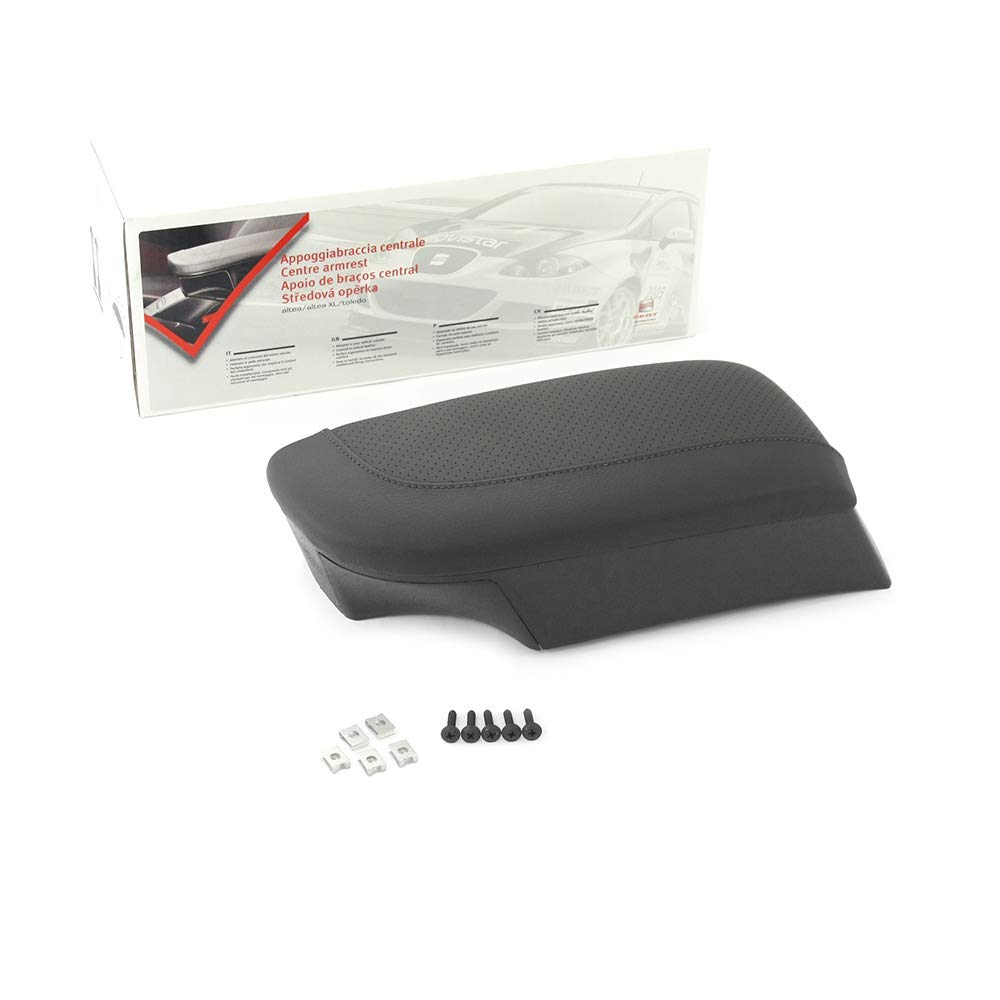 Seat 5P0061000 Armlehne Nachrüstset Mittelarmlehne Konsole Leder schwarz von Seat