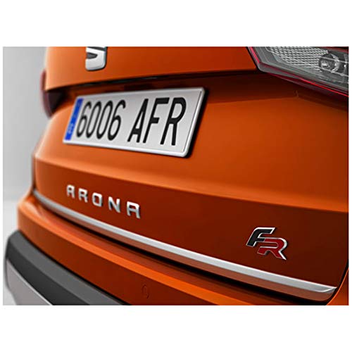 Seat 6F9071360 Heckklappenleiste Design Zierleiste Schutzleiste Kofferraumklappe Kantenschutz, Silber von Seat