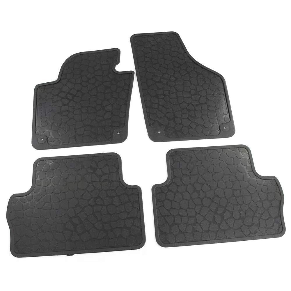 Seat 7N5061500041 Gummi Fußmatten Allwettermatten 4X Gummimatten v+h schwarz, mit Alhambra Schriftzug von Seat