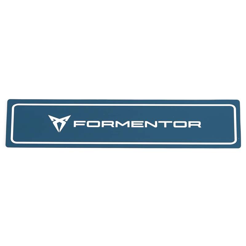 Seat OCUFO10610 Kennzeichenschild Cupra Formentor Nummernschild Kennzeichen Typenschild, blau von Seat