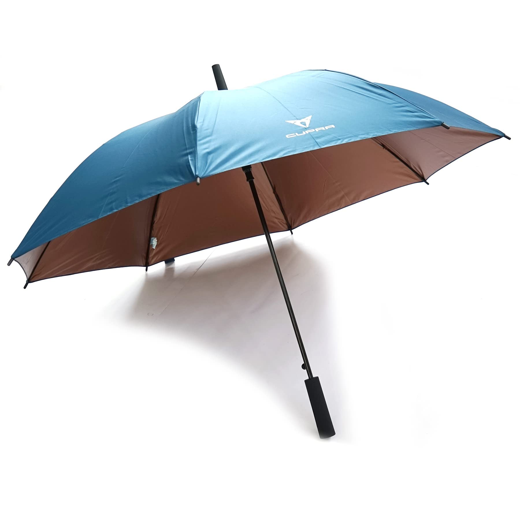 Seat OKD105241019 Regenschirm Stockschirm Automatik Schirm, mit Cupra Logo, blau/Kupfer, Klein von Seat