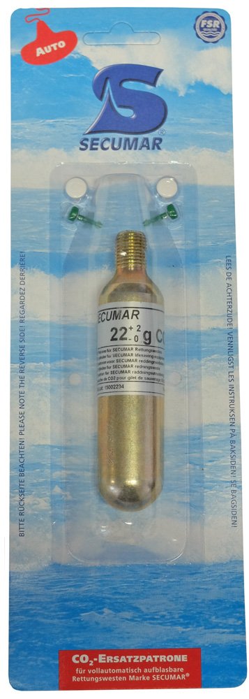 Secumar CO2-Ersatzpatrone 22g CO2-Patrone Midi Junior Auto Secumar CO2-Ersatzpatrone 22g CO2-Patrone Midi Junior Auto von Secumar