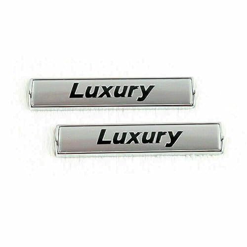2X Neu Silber Luxury Emblem Auto Logo Schriftzug Aufkleber Badge von Sedcar