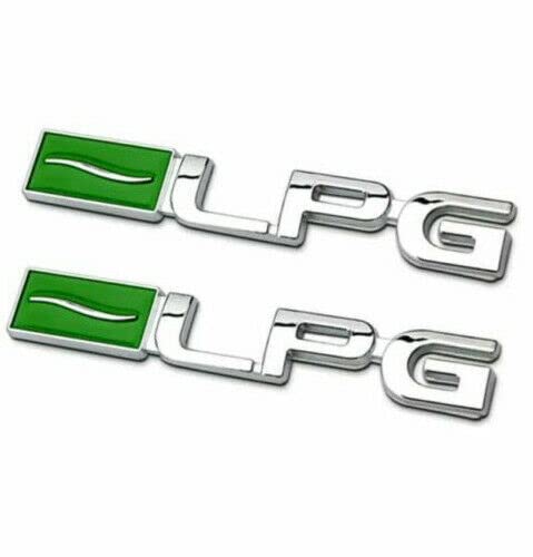2pcs LPG Emblem Logo Badge Auto Aufkleber Metall car Sticker 3D LPG Chrom Neu von Sedcar