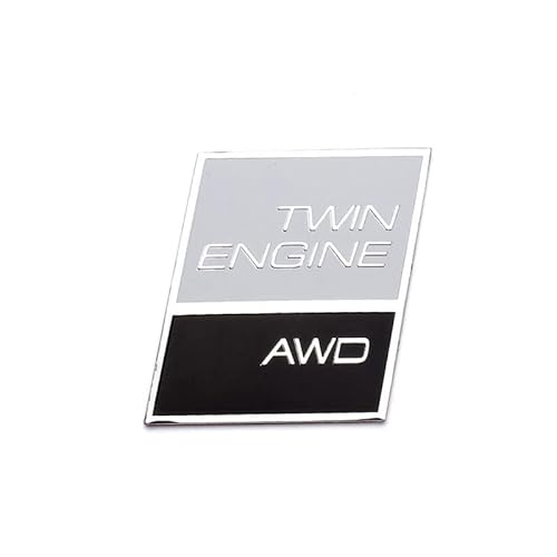 3D Auto Metall Alu Logo 3D Aufkleber R Design Emblem Abzeichen Badge für Volvo S40 S60 S80 V40 V50 V60 S90 C30 XC40 XC60 XC70 XC90 (Twin Engine AWD) von Sedcar